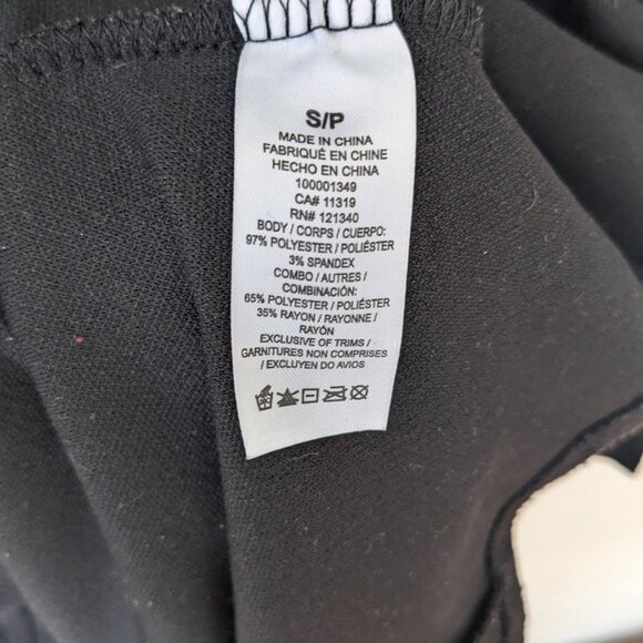 DYNAMITE Sheer Black Dress A-Line Size S Small 4 - Picture 5 of 7